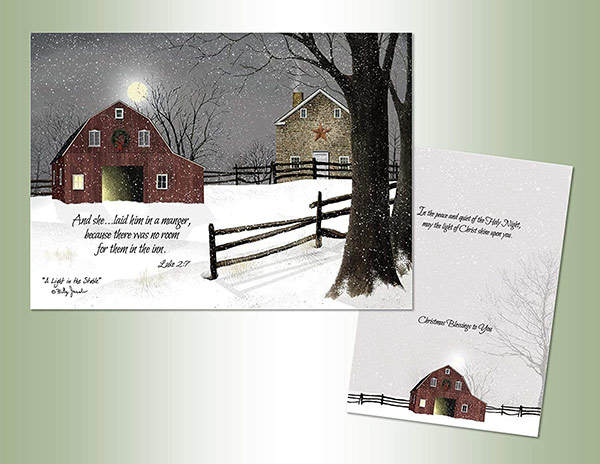 Item 552017 A Light In The Stable Christmas Cards