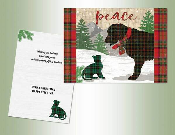 Item 552125 Peace Pets Christmas Cards