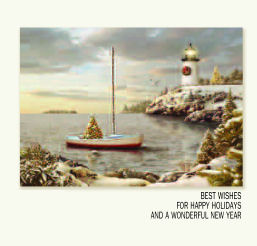 Item 552144 Decorated Harbor Christmas Cards