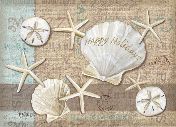 Item 552148 Holiday Shells Christmas Cards