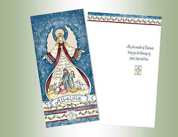 Item 552160 Alleluia Angel Christmas Cards