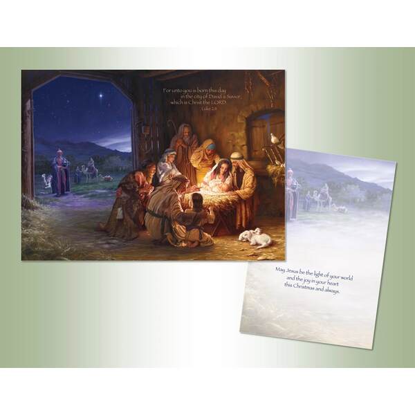 Item 552166 Nativity Scene Christmas Cards