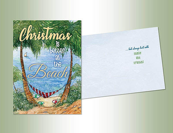 Item 552223 Better Beach Christmas Cards
