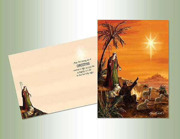 Item 552228 Shepherds Star Of Bethlehem Christmas Cards