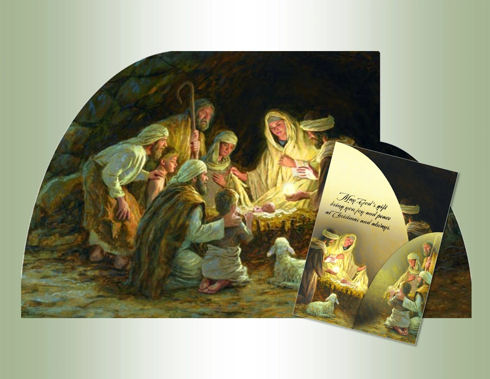 Item 552242 Tri-fold Nativity Christmas Cards