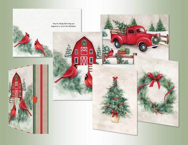 Item 552263 Country Asst Keepsake Christmas Cards