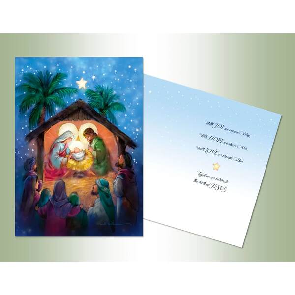 Item 552306 Nativity Crowd Christmas Cards