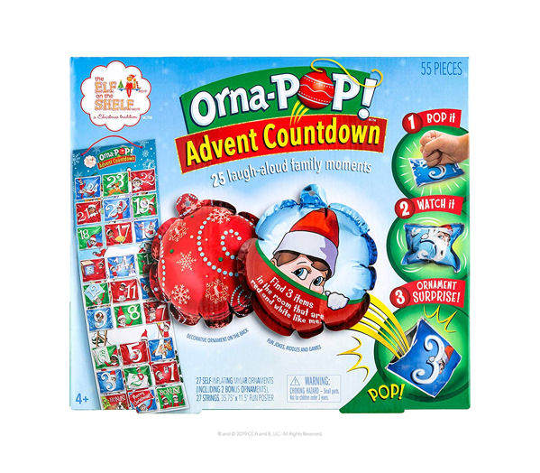 Item 556003 Elf On The Shelf Orna-Pop! Advent Countdown