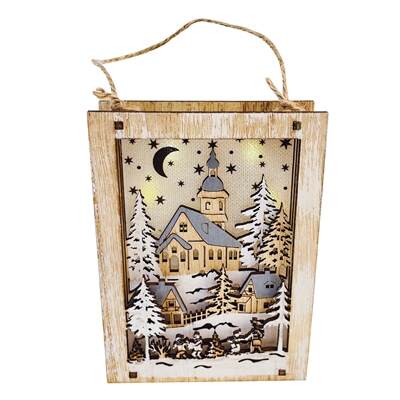 Item 558128 Village Ornament Lighted