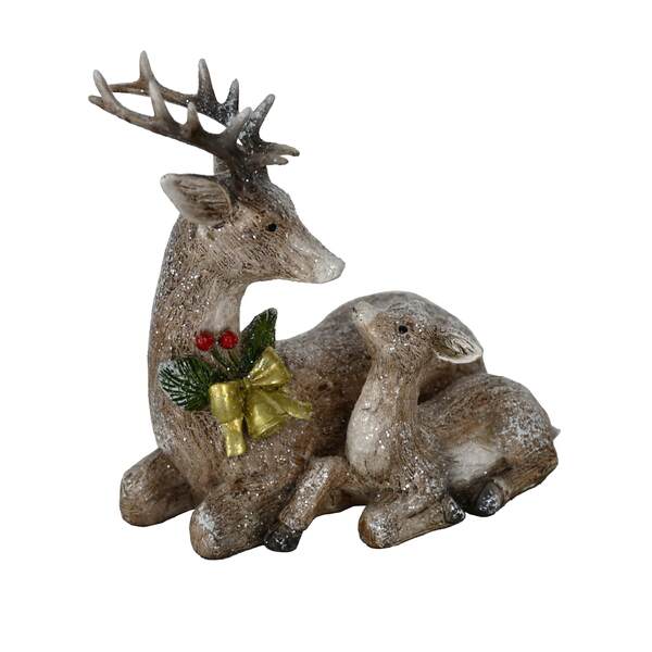 Item 558143 Mommy And Baby Deer Figure