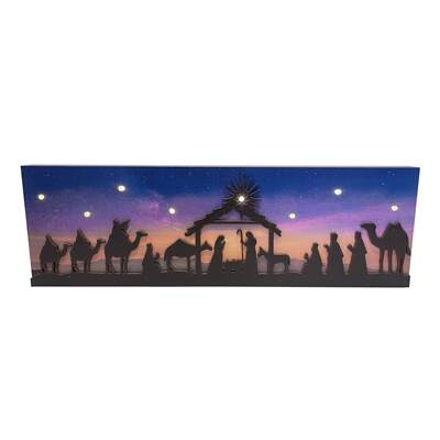 Item 558176 Lighted Nativity