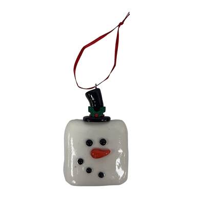 Item 558186 Frankie The Snowman Head Ornament