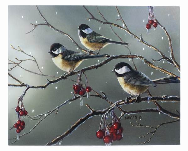 Item 558293 Lighted Song Birds Canvas Print