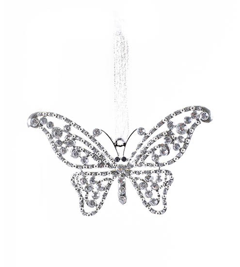 Item 558300 Crystal Butterfly Ornament