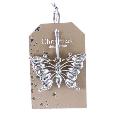 Item 558471 Crystal Butterfly Ornament