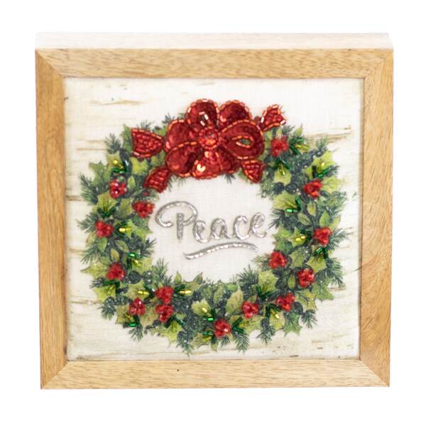 Item 558594 Peace Wreath Tabletop