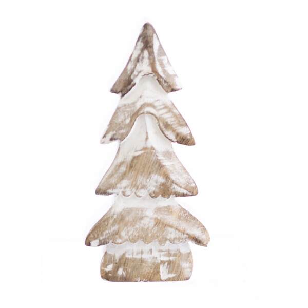 Item 558598 Small 4 Tiered White Washed Tree