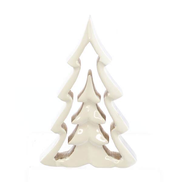 Item 558600 Enamel Cut Out Tree Small