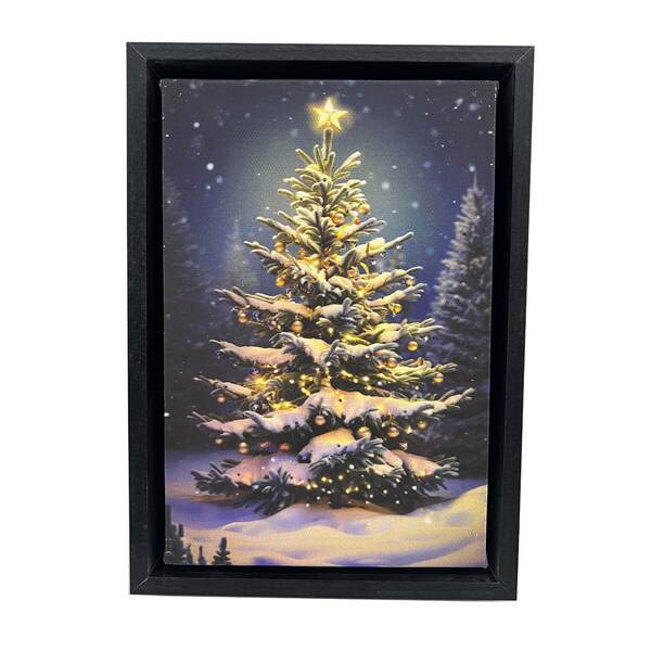 Item 558665 The Enchanted Tree Tabletop Lighted Canvas