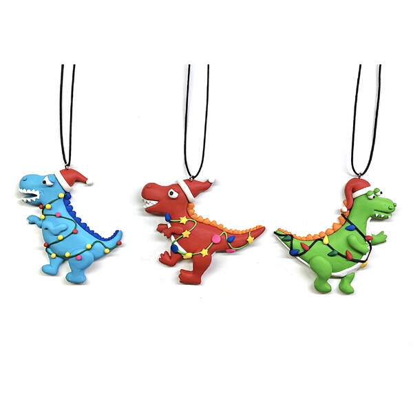 Item 558723 Rex/Raptor/Rollo Dinosaur Ornament