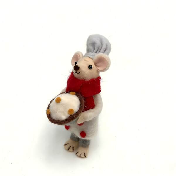 Item 558742 Baker Mouse Ornament