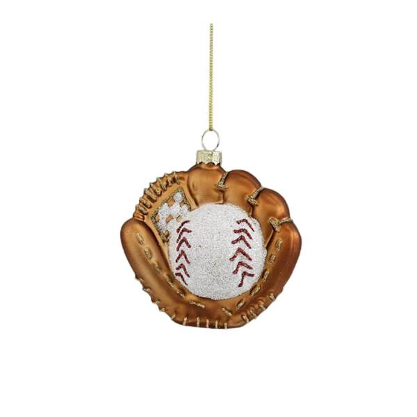 Item 558746 Softball Glove Ball Ornament