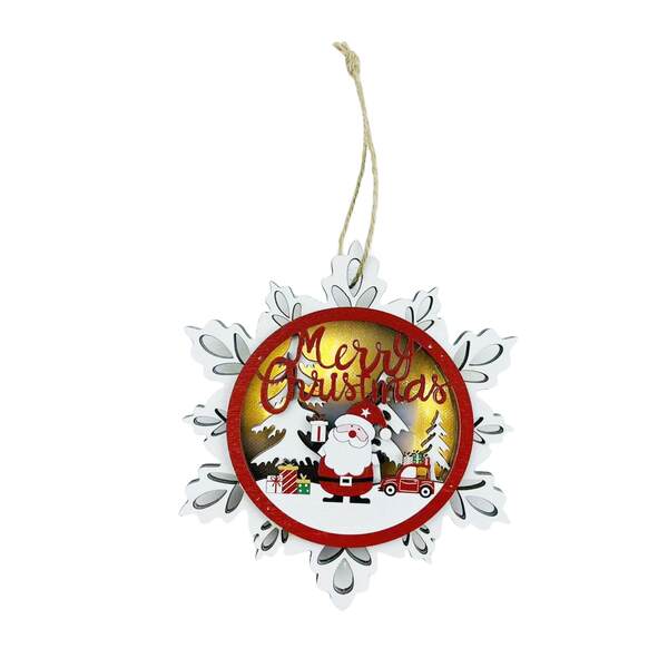 Item 558755 Santas Winter Flurry Ornament