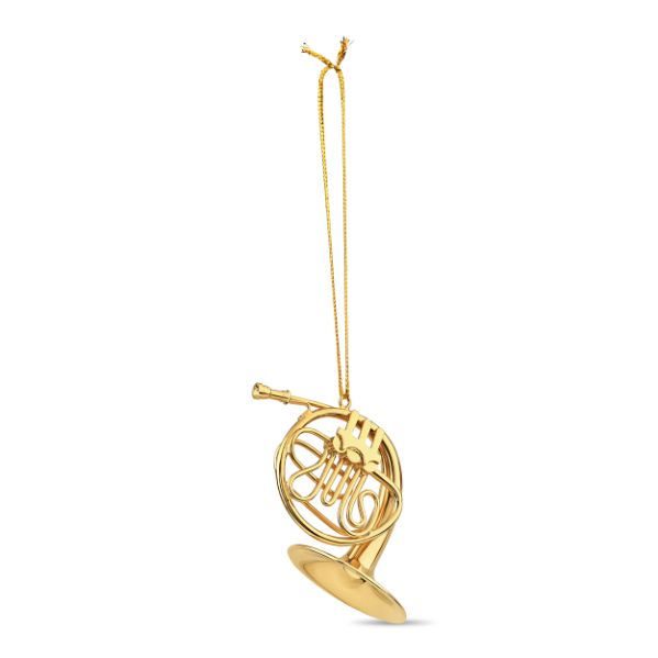 Item 560022 Gold French Horn Ornament
