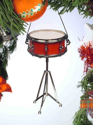 Item 560025 Red Snare Drum Ornament