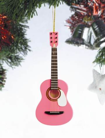 Item 560048 Pink String Guitar Ornament