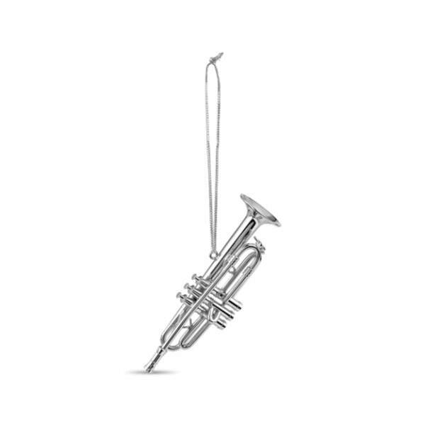 Miniature Trumpet Model,Brass Miniature Instrument With Stand And Case,Mini Musical Instrument Mini Trumpet Miniature For Desk Bookshelf(9cm