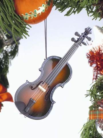 Item 560078 Fiddle Ornament