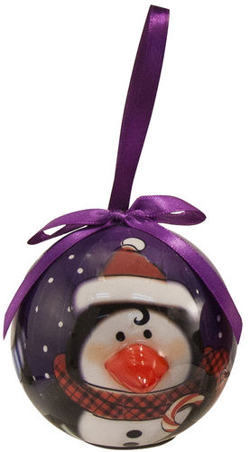 Item 565002 Blinking Penguin Ball Ornament