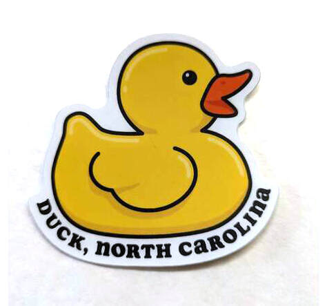 Item 566016 Duck Sticker Duck North Carolina