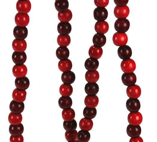 Item 568092 Red and Burgundy Bead Garland