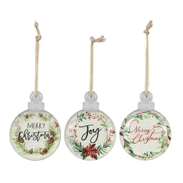 Item 601123 Glass Christmas Ornament