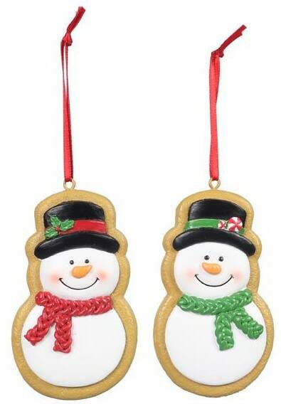 Item 601125 Cookie Snowman Christmas Ornament