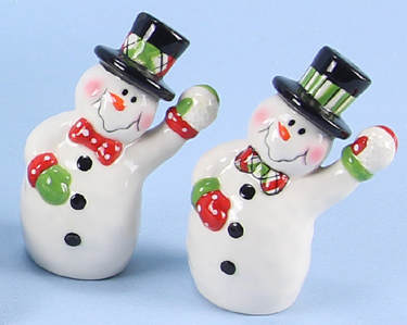 Item 601403 Snowman Salt & Pepper Shakers Set