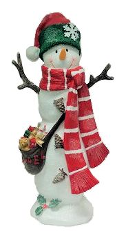 Item 601479 Snowman With Knit Cap/Bag of Toys