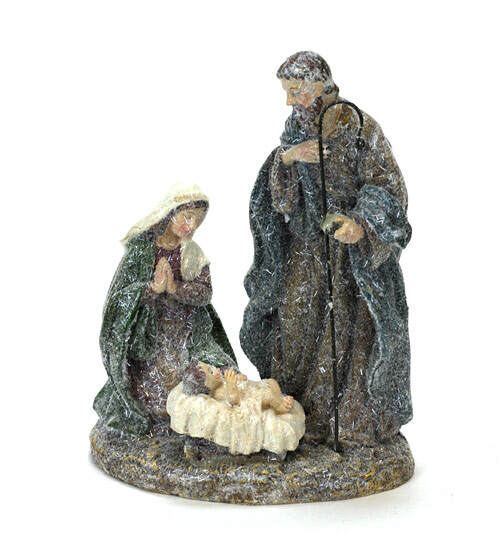 Item 601504 Weathered Look Holy Family Sit Around