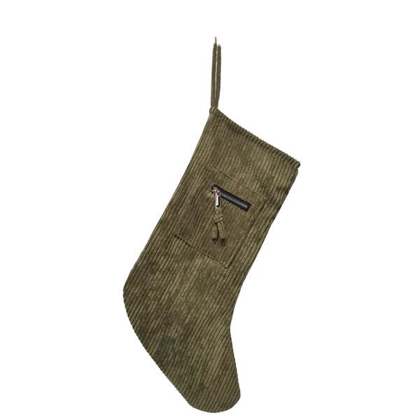 Item 609051 Evergreen Zipper Stocking
