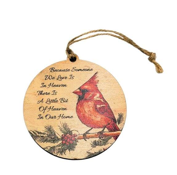 Item 613055 Because Someone In Heaven Ornament