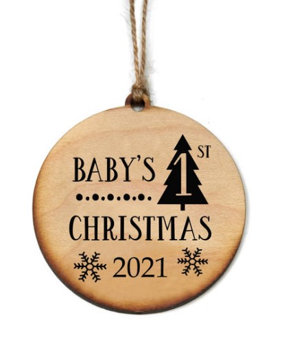 Item 613283 Baby's 1st Christmas Ornament 2021