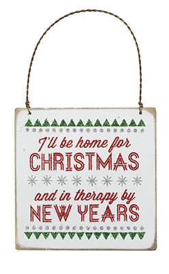 In Therapy Fancy Plaque - Item 642213 | The Christmas Mouse