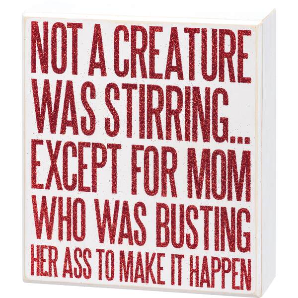 Item 642224 Not A Creature Box Sign