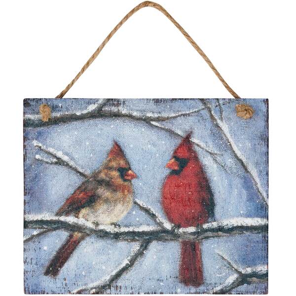 Item 642225 Cardinal Couple Christmas Ornament
