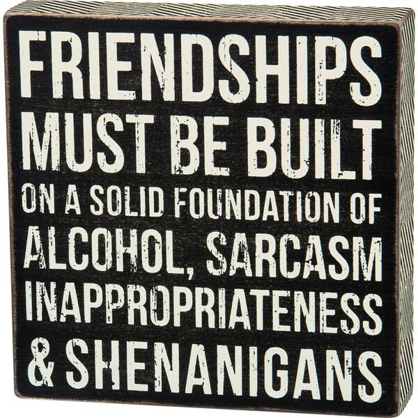 Item 642245 Friendships Box Sign