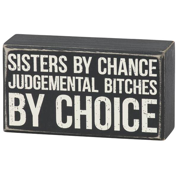 Item 642253 Judgemental Box Sign