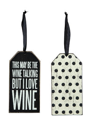 Item 642296 Wine Talking Bottle Tag