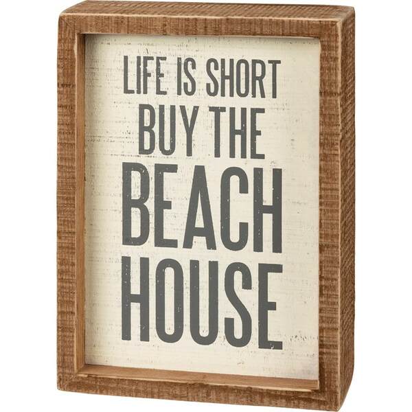 Item 642494 Life Is Short Buy The Beach House Sign